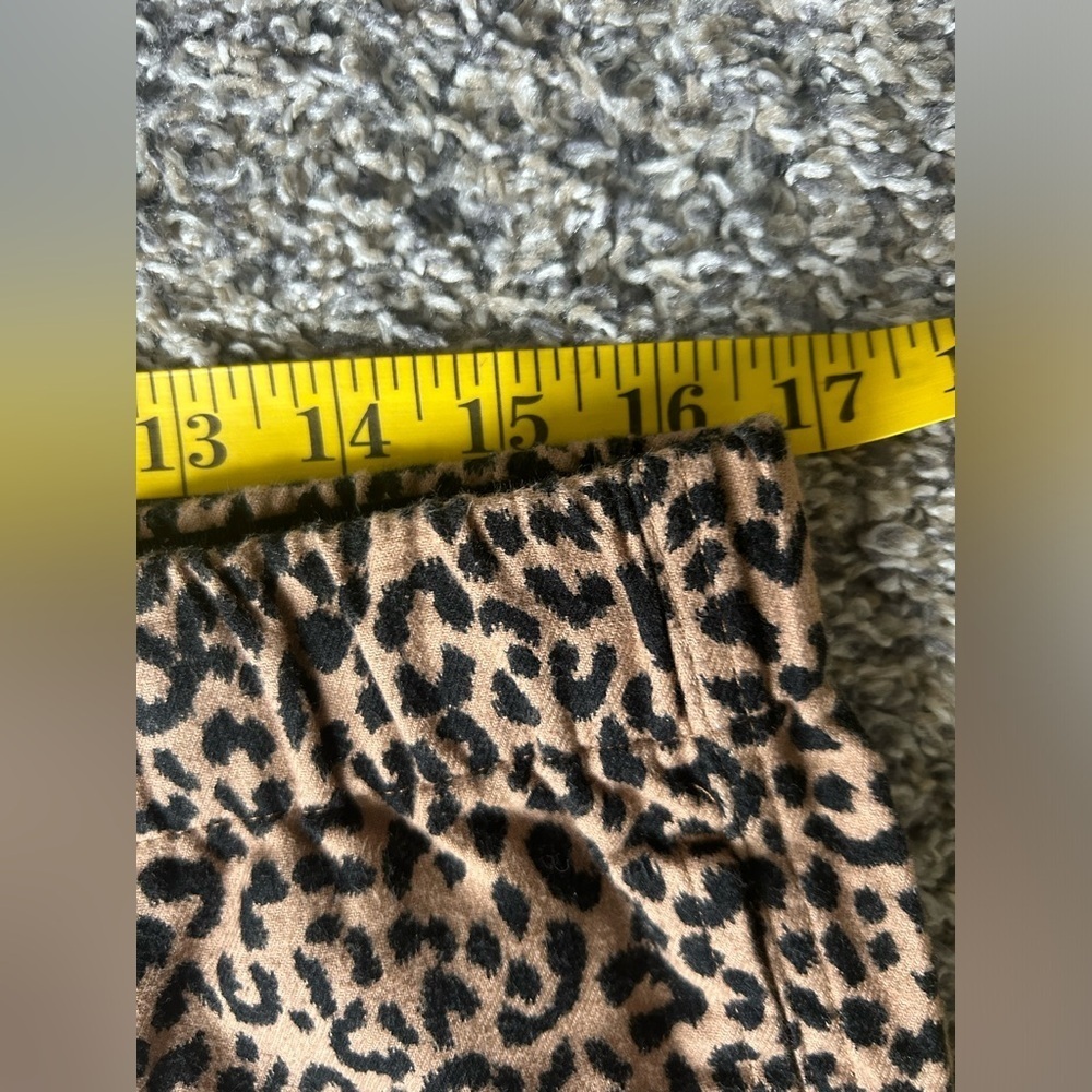 Land’s End 100% cotton cheetah print lounge pants size medium 10-12 - Picture 8 of 9